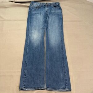 Outpost Maker Men Original Straight Leg Med Wash Western Cowboy Jean-34x36-5325